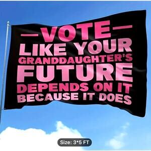 Garden Porch Yard Car Boat Truck RV Political Flag Vote size  3' x 5'